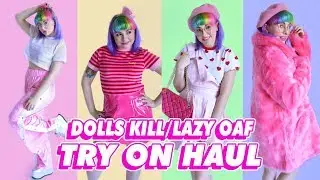 ♡ DOLLS KILL/LAZY OAF TRY ON HAUL ♡