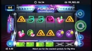 Demo gameplay of Fruit Fusion Blast Lightning Reels by The Rogue Games