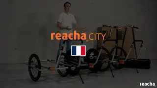 reacha CITY - la remorque &agrave; v&eacute;lo pour la ville