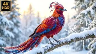 Strange Birds of the Winter Forest &ndash; Rare Footage in 4K Nature ASMR