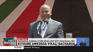Naibu Rais Kindiki ajibu vikali madai ya Rigathi Gachagua kwamba bima ya afya ya SHA haifanyi kazi