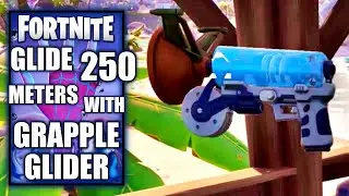 Fortnite - Glide 250 Meters With the Grapple Glider in one Shot - Week 9 Quest