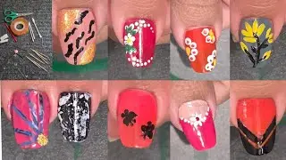 DIY Nail Art Using Only Items From Home!