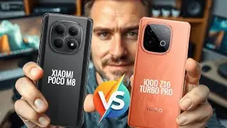 Xiaomi Poco M8 против Vivo iQOO Z10 Turbo Pro &ndash; сравнение бюджетных и производительных устройств.