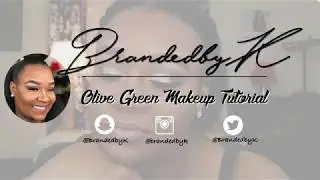 Olive Green Fall Makeup Tutorial | BrandedbyK
