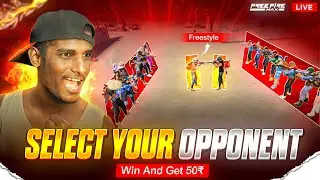 SELECT YOUR OPPONENT   #freefiretelugulive #dhanusffgamerlive#fflive#shortlive