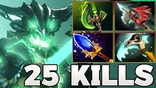 25 Kills Outworld Destroyer !! Outworld Destroyer Dota 2 Mid OD Gameplay 7.39 7.40