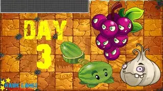 Plants vs Zombies 2 - Jurassic Marsh - Day 3 [Grapeshot] No Premium