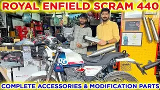 Royal Enfield Scram 440 Accessories & Modification Parts | Lachu Motors Coimbatore | Dhanush Now