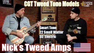 Tweed'owe wzmacniacze Mikołaja & tweed'owe profile CGT - Nick's Tweed Amps and CGT Tweed Tone Models