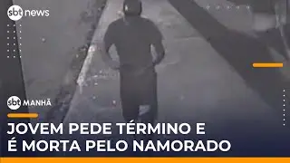 Jovem de 21 anos &eacute; morta com 10 facadas pelo namorado em MG | #SBTManh&atilde;