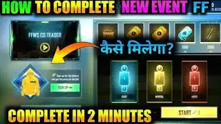 HOW TO COMPLETE FFWS TRAINING CAMP NEW EVENT || FREE FIRE TODAY |FREE FIRE NEW EVENT TODAY|NEW EVENT