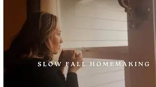 Slow Fall Homemaking 🍂 Daily Chores | Elderberry Syrup | Drying Herbs