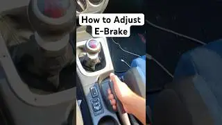Adjusting E-brake on a 2005 WRX STI🏎️ #viral #cars #fypシ #explore