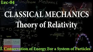 Lec-04, Classical Mechanics, Conservation of Energy For a System of Particles