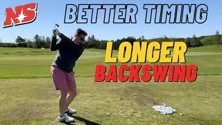 Longer BackSwing+Better TIMING-PERFECT GOLF BackSwing TAKEAWAY DRILL-How To Lengthen Your Backswing