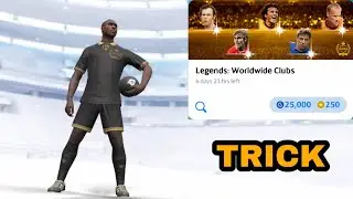 LEGEND TRICK IN LEGEND WORLDWIDE CLUBS | PES 2021 MOBILE