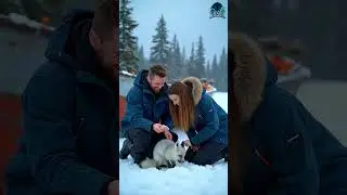 Rescuing an Arctic Fox 🦊❄️ | Heartwarming Winter in the #WildlifeRescue #ArcticFox #naturelovers