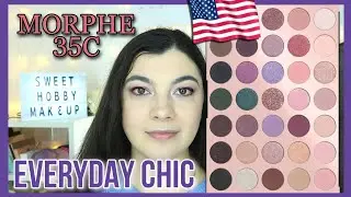 Палетка с американского сайта Morphe 35C Everyday Chic, 3 макияжа |  Заказ через посредника