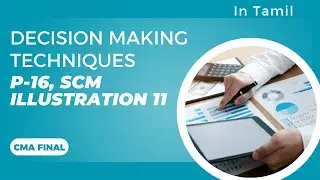 Decision Making Techniques Illustration 11 Page 106 P-16 SCM CMA Final In Tamil