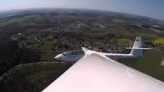 Puchacz Segelflug Platzrunde Winde Greiz