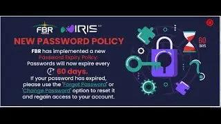 New Password Policy & Password Change Policy & Password Expiry Policy