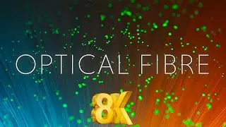 Optical Fibre 8K Relaxing Experimental Music Video. Chromatherapy.