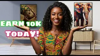 Make 10K TODAY with AI in Kenya! 🎨 Sell Custom Wall Art Using ChatGPT & ImageFX (Step-by-Step)