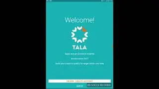 Registering on Tala