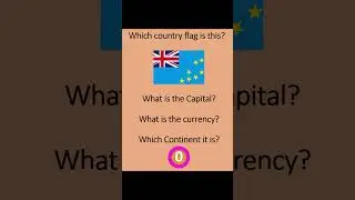 TUVALU what is capital, currency and continent# TUVALU Flag and learn country details # TUVALU