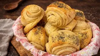 Круассаны с сыром - тесто, которое на следующий день еще очень мягкое и вкусное