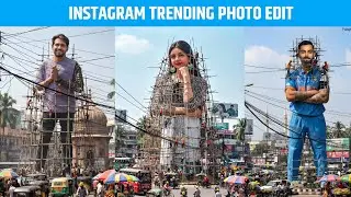 Trending Instagram building structure Viral 3D Ai Photo Editing | Google Gemini Viral Photo Editing