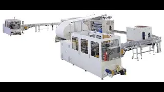 Automatic transferring 100 mm width facial tissue making machine production line
