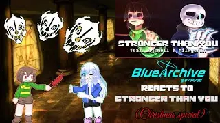 Реакция Blue Archive на видео Stronger than you Duo (тестирование видео)