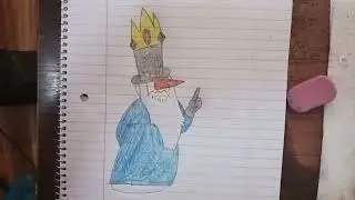 Halloween Drawings 2023 - Arktos as Ice King