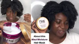 Maui Moisture Shea Butter Hair Mask Review + Demo | Kenny Olapade