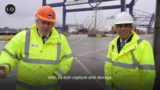 Prime Minister Boris Johnson and Chancellor Rishi Sunak visit Teesside