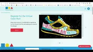 Virtual Color Run Registration