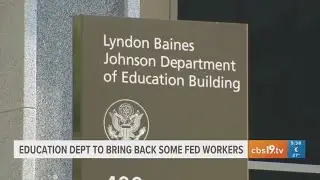 Education Department to bring back some federal workers