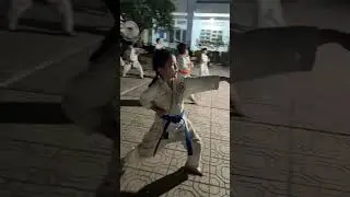 Kumite Kid Training 1  #karate #quanghaindk #martialarts #quanghai #kata #shortvideo #shorts