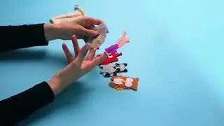 Finger puppets - Forest animals