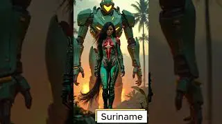 Countries as stunning EVIL mech pilots