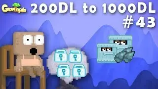 Growtopia | 200DL to 1000DL #43 | Harvesting 10k Password Door Tree
