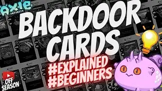 HOW TO RAP - BACKDOOR CARDS Explained (For Beginners) - Reptile Aqua Plant Gameplay | AXIE INFINITY