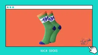 KAOS KAKI KKM Brand KAIA Motif keren dan lucu