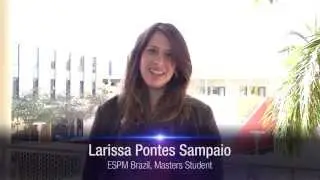 Larissa Sampaio, ESPM Brazil, Masters Student