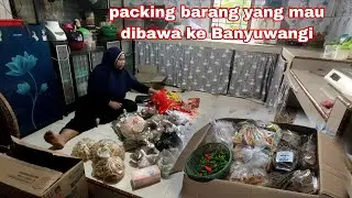 Mulai packing barang yang mau dibawa ke Banyuwangi 
