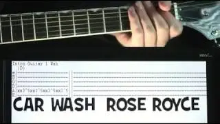 Rose Royce Car Wash Guitar Chords Lesson & Tab Tutorial