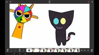 The Sprunki Series Episode 36: Nnyow's Secret 🖤⚫🔵🟡🎀😺 @nnyow 