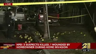 HPD: 3 suspects killed, 1 wounded by man during home invasion